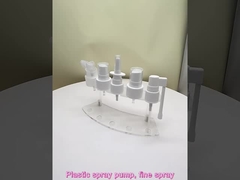 Dispensador de bomba cosmética de plástico de colores, Dispensador de polvo cosmético de cierre suave