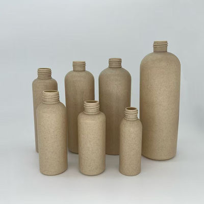 200ml 250ml 500ml Botella de Trigo Sarraceno Embalaje Ecológico Premium Embalaje Natural Botella para Champú y Gel de Ducha