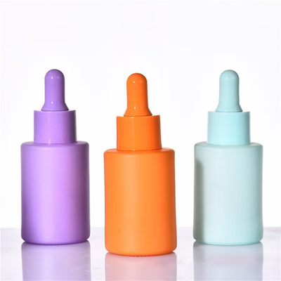 Botella de aceite esencial de vidrio de 30 ml, 50 ml y 100 ml, colores personalizados