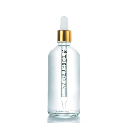 Botella de aceite esencial de vidrio de 10 ml con tapa de goteo