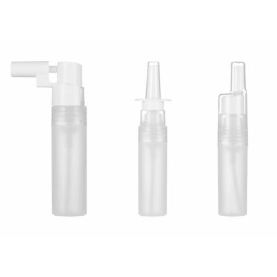 Espray de niebla nasal blanco transparente 18/410 aplicación en varias botellas para el cuidado de la piel