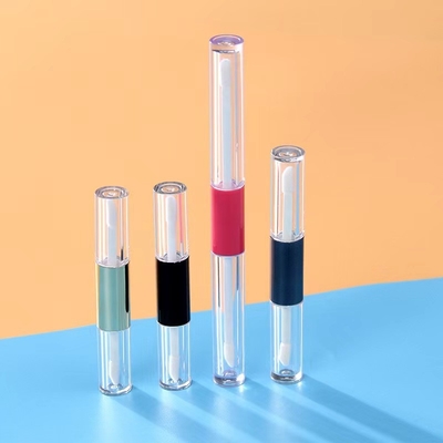 Contenedores de doble cabeza de 1 ml, 1,5 ml y 2,5 ml personalizados para tubos de brillo labial vacío