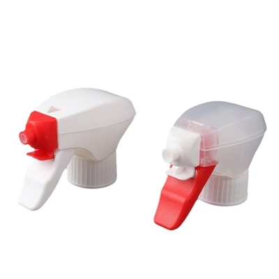 Material PP 28 mm pulverizador de espuma de disparo con bloqueo infantil
