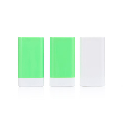Contenedor de barra desodorante de ABS transparente de 20 g con color personalizado