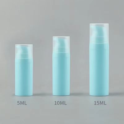 Botella airless de plástico PP de 5 ml, 10 ml y 15 ml para loción cosmética