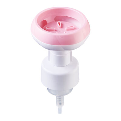 Flower Foam Head Shape Cosmetic Pump Dispenser 42mm 43mm Foam Dispenser Pump with Customizable Options