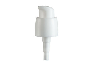 24 410 White Treatment Pump , Plastic Cream Pump Dispenser Replacement