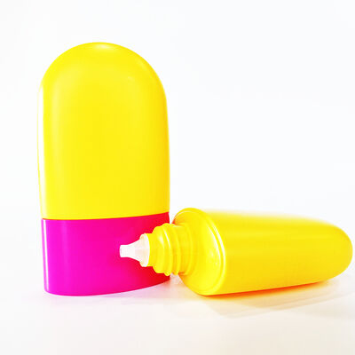 Botella de protector solar con tapa de tornillo de 50 ml con diseño a prueba de fugas y opciones personalizables para uso cosmético