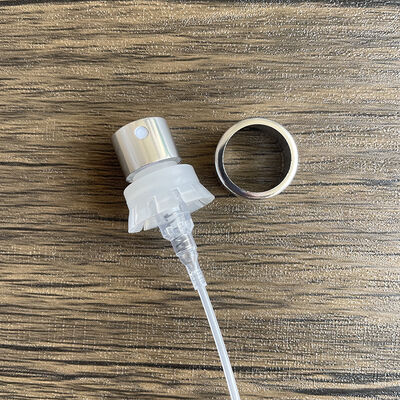Rociador de niebla fina de aluminio y plástico con tamaño de cuello de 15 mm con sello de engarzado hermético para perfume
