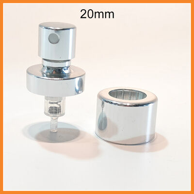 Bomba de perfume de metal de lujo de 20 mm con tapa protectora
