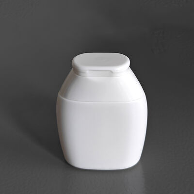Flip Top Cap Diseño 40ml 60ml HDPE Botella cosmética con formas personalizables para champú y cuidado de la piel