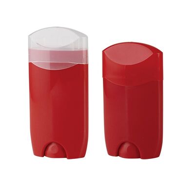Color personalizado al por mayor 50ml 80ml tubo de desodorante de plástico PP con impresión de pantalla de seda embalaje cosmético vacío