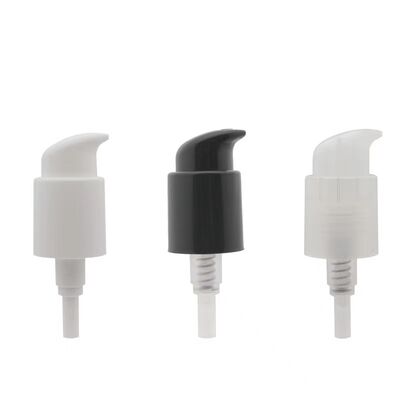 Bomba dispensadora de crema personalizada 18 mm 20 mm 24 mm 28 mm bomba de crema cosmética empaque colorido para el cuidado de la piel