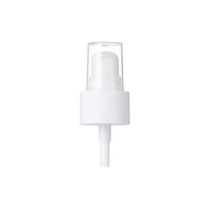 Bomba de crema con tapa de rosca 20/410 24/410 con impresión de logotipo dispensador de crema cosmética para venta al por mayor
