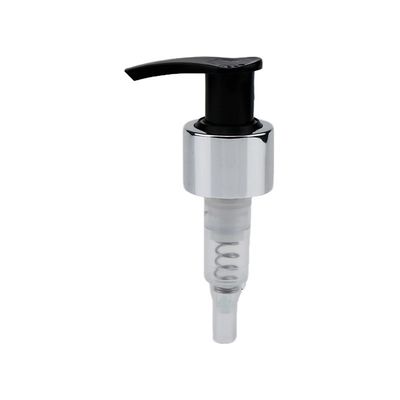 24/410 28/410 Bomba Cosmética de Aluminio Dorado Dispensador de Emulsión de Plástico para Botella de Lavado de Manos Bomba de Loción Recargable para Gel de Ducha
