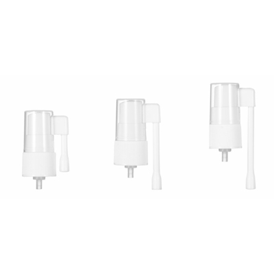 Propulsor de niebla fina de plástico de tipo 20/410 24/410 para botellas diversas