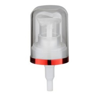 20 / 410 Dispensador de crema de plástico de varios colores con tapa ovalada
