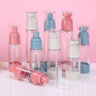 Botella sin aire de estilo universal de 50 ml con varias bombas para el cuidado de la piel