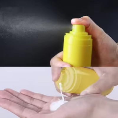 Diseño delicado Botella sin aire de 50 ml al revés para cosméticos para el cuidado de la piel