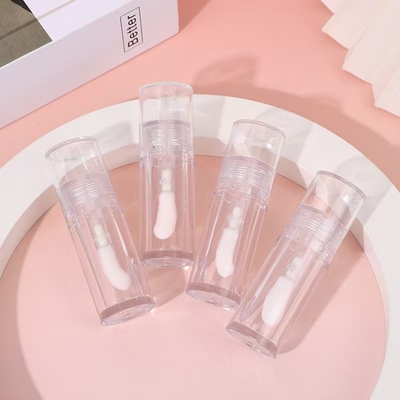 Plastic Transparente Gran Cabeza Cepillo de labios Glaseado tubo pequeño para resaltar líquido
