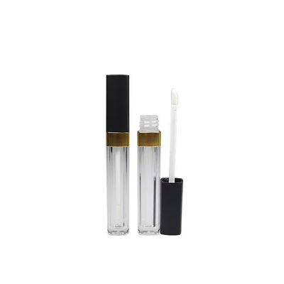 Esbelto Cuadrado de labio de esmalte de tubo de color personalizado para cosméticos impecables de contorno