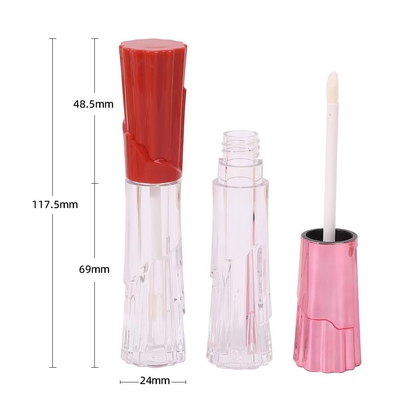 6 ml de tubo de plástico en forma de falda con pincel para llevarlo fácilmente y para imprimir convenientemente