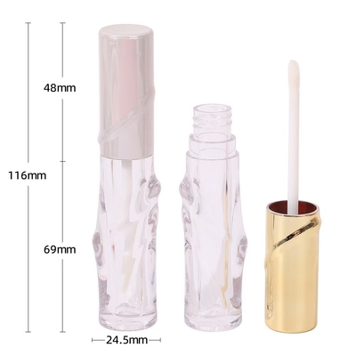 Tubo de esmalte de labios de tapa de tornillo de metal en tamaño de 4,5 ml para una aplicación perfecta de color de labios