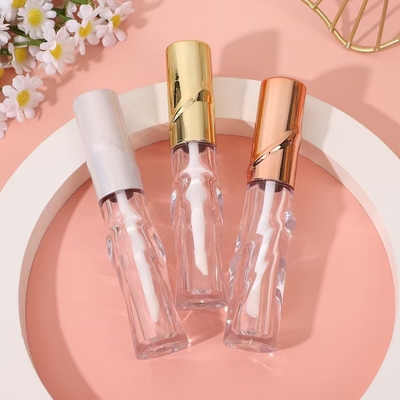 Tubo de esmalte de labios de tapa de tornillo de metal en tamaño de 4,5 ml para una aplicación perfecta de color de labios