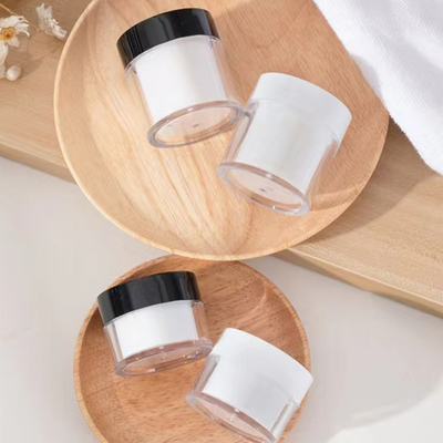 Jarrón de crema para la pared de doble espesor de 30 g para cuidado personal de la piel
