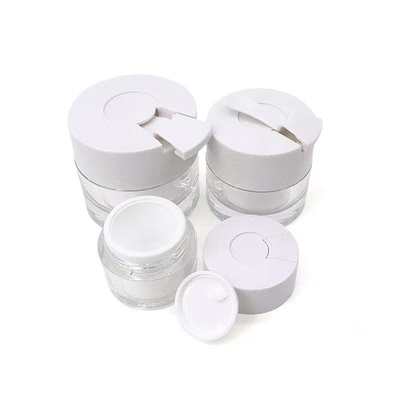 Jarrón de crema redonda de 15 ml, 30 ml y 50 ml de capacidad con cuchara y diseño personalizado