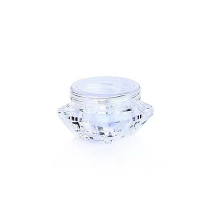 Color transparente 20g Jarrón de crema de plástico para cosméticos para el cuidado de la piel