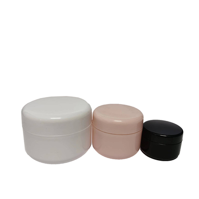 Varios colores Jarrón de crema de plástico de 50g para cuidado de la piel y cuidado personal