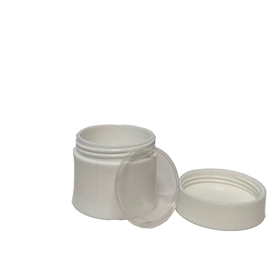 Jarrón de crema de plástico oval 50g con pared interior para cosméticos para el cuidado de la piel