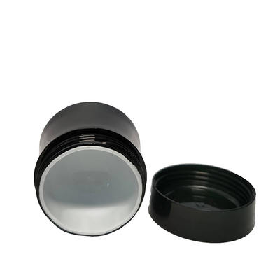 Jarrón de crema de plástico oval 50g con pared interior para cosméticos para el cuidado de la piel