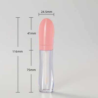 Tubo redondo de labios grandes con diseño hermoso y botella transparente