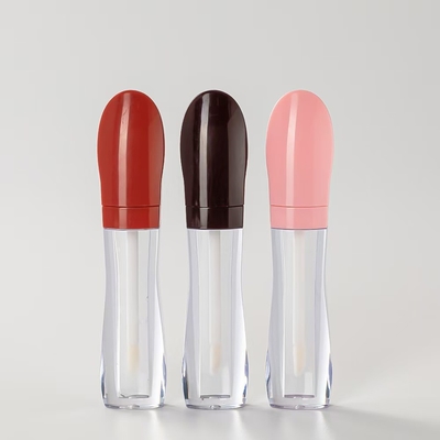 Tubo redondo de labios grandes con diseño hermoso y botella transparente