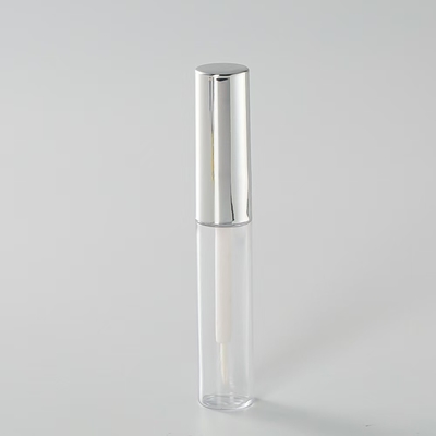 Capuchón de cabeza de aluminio PETG botella para el líquido de reparación del tubo de esmalte labial se puede personalizar con logotipo