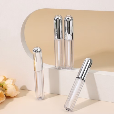 Hidratante de plata de aluminio tapa de cabeza de plástico de labio esmaltado tubo de tecnología sentido