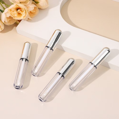 Hidratante de plata de aluminio tapa de cabeza de plástico de labio esmaltado tubo de tecnología sentido