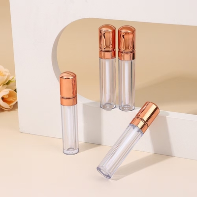 Capa de oro rosa de plástico con lápiz de labios de alta calidad