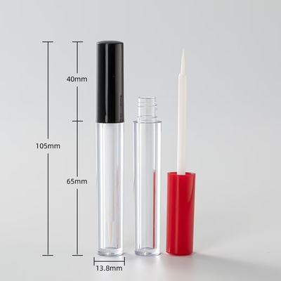 Tubo cilíndrico de esmalte del labio delgado para líquido de reparación y otros cosméticos
