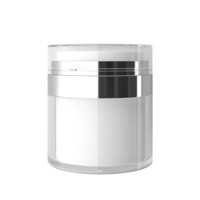 15G 30G 50G 100G Jar de plástico sin aire con bomba de vacío colores personalizados para el embalaje final