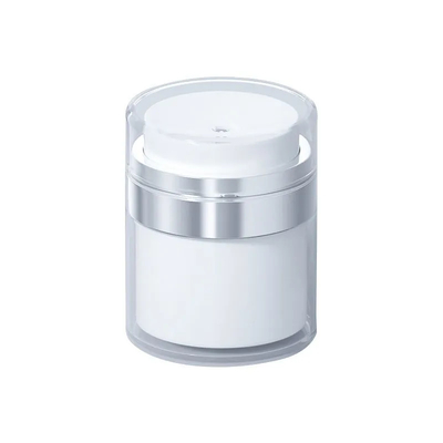 15G 30G 50G 100G Jar de plástico sin aire con bomba de vacío colores personalizados para el embalaje final