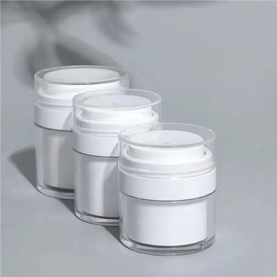 Más vendido Jarrón de crema de plástico sin aire de 50 ml utilizado para el cuidado personal