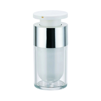 Botella de acrílico vacía 15ML 30ML 50ML Contenedor de cosméticos vacíos colores y logotipo personalizados