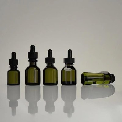 Botella de vidrio esencial de 10ml 30ml 50ml 100ml 500ml vacía personalizada