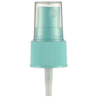 Pulverizador de niebla fina de plástico de color menta 18 / 410 utilizado para limpieza
