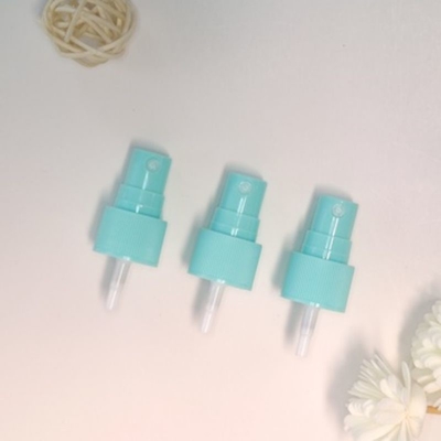 Pulverizador de niebla fina de plástico de color menta 18 / 410 utilizado para limpieza