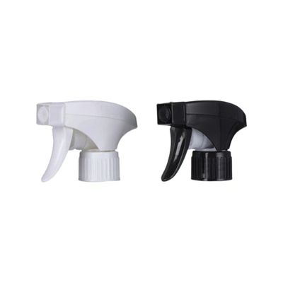 Polvo de doble pared negro y blanco 28 / 410 pulverizador de disparo de plástico para limpieza