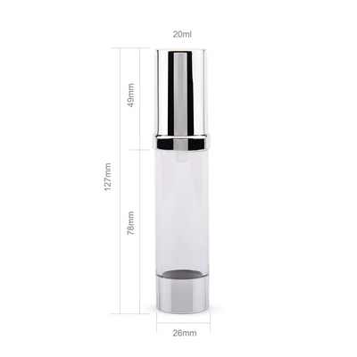 Apariencia de lujo Botella de bomba sin aire de 20 ml 30 ml 50 ml para el cuidado de la piel